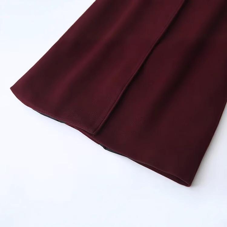 Winter 2024 Women's Fashionable European & American Style Wool Coat with Versatile Scarf Tie