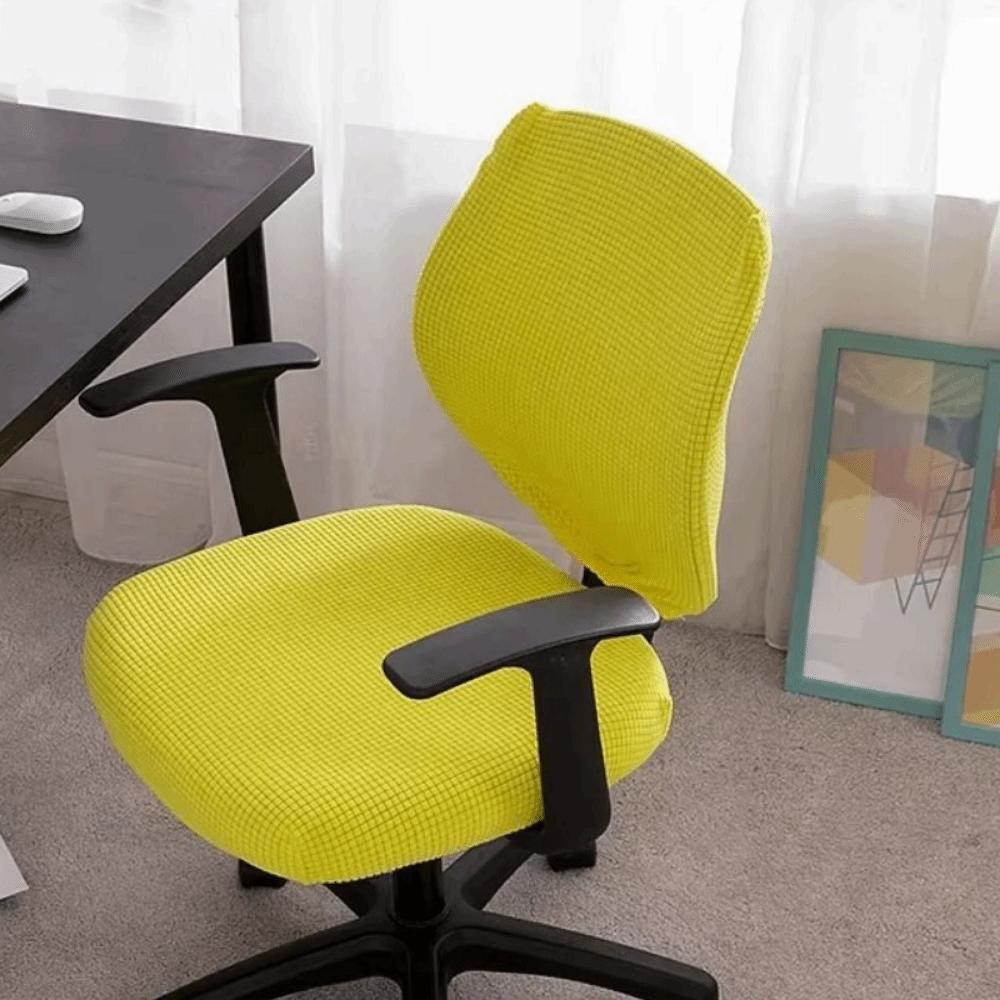 2Pcs/Set Stretchable Computer Chair Cover Soft Restaurant Stool Cover  for Dining Room