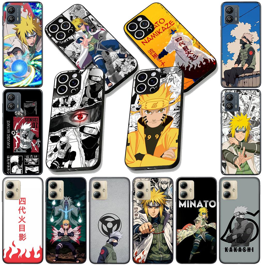 For Motorola Moto Edge 50 30 Fusion 40 NEO Ultra Pro E14 G20 E15 G35 G84 G13 G53 Case Anime Narutos Namikaze Minato Kakashi