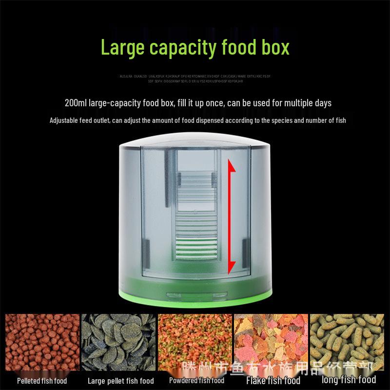 Smart Large-Capacity Automatic Fish Feeder Timer for Aquariums