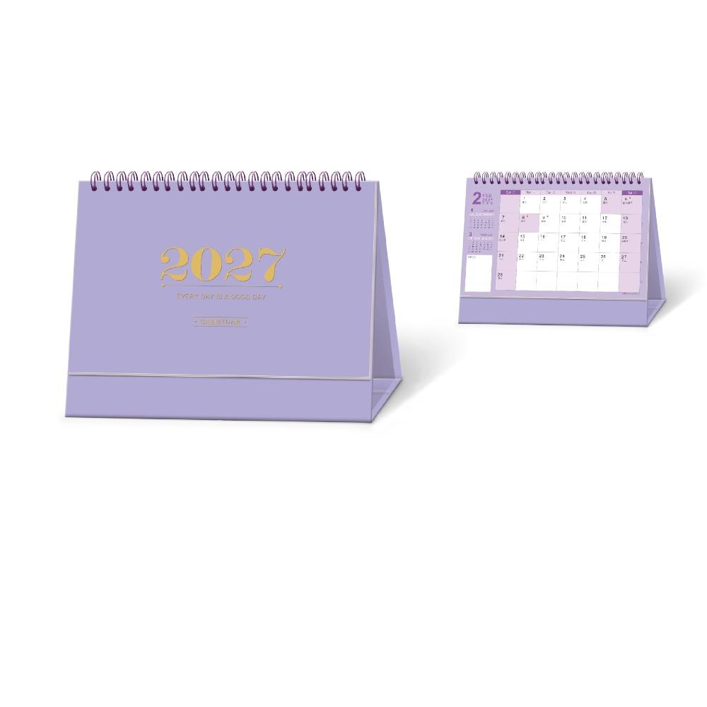 Morandi Color 2027 Desk Calendar Paper Flip Calendar Durable Academic Planner Desktop Decoration