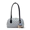 2026 Korean Polka Dot Bowling Handbag: Stylish Single Shoulder Underarm Bag