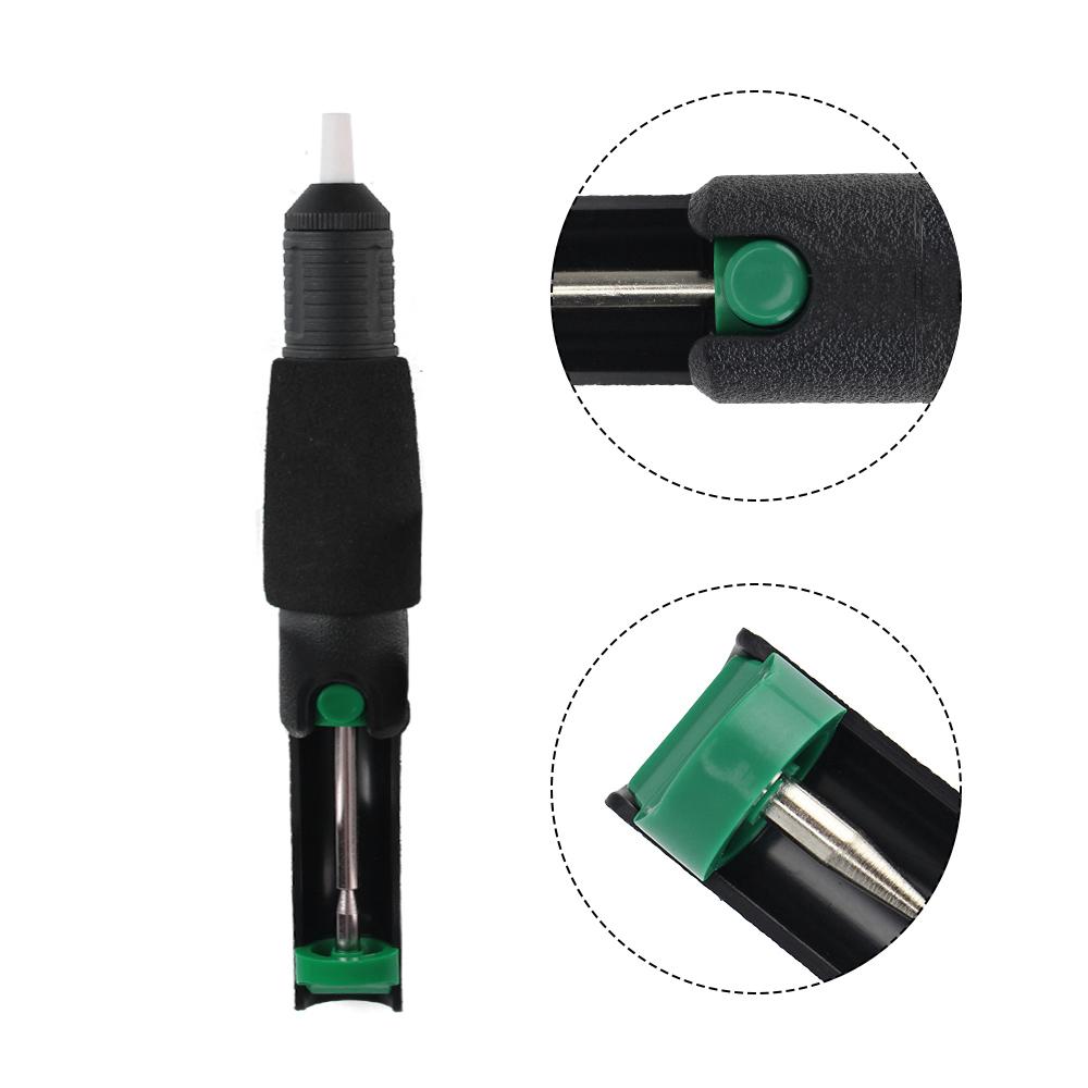Hand Welding Tools Vacuum Soldering Iron Desolder Gun Suction Tin Soldering Sucker Powerful Desoldering Pump With Extra Nozzle