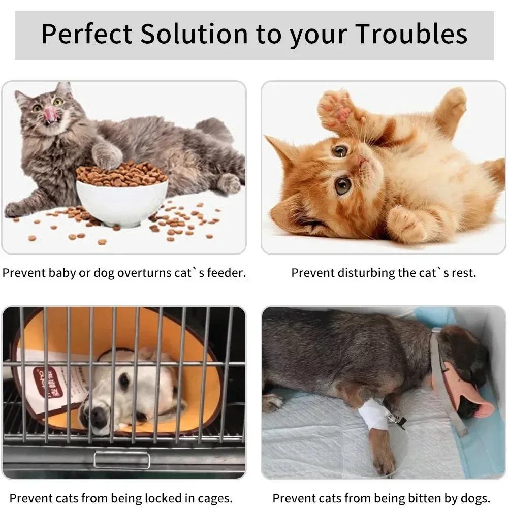 Elastic Pet Door Holder - Anti-Drill Barrier for Gates Crates (1PC)