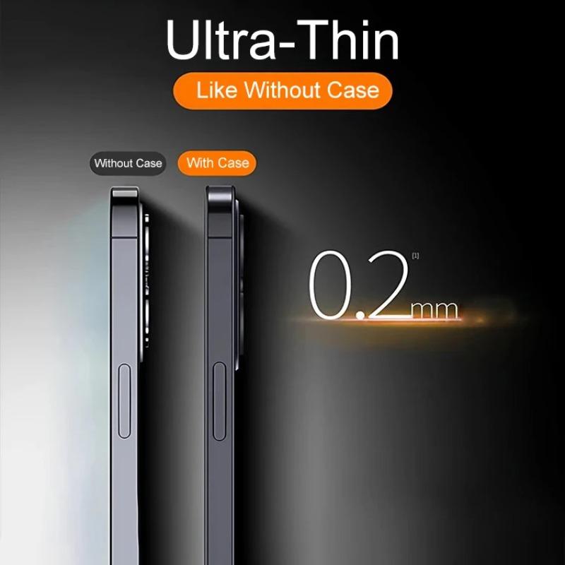 Luxury 0.3MM Ultra Thin Hard PP Matte Case for iPhone 17 Air 16 15 14 Plus 13 12 11 17 Pro Max Clear Shockproof Slim Cover