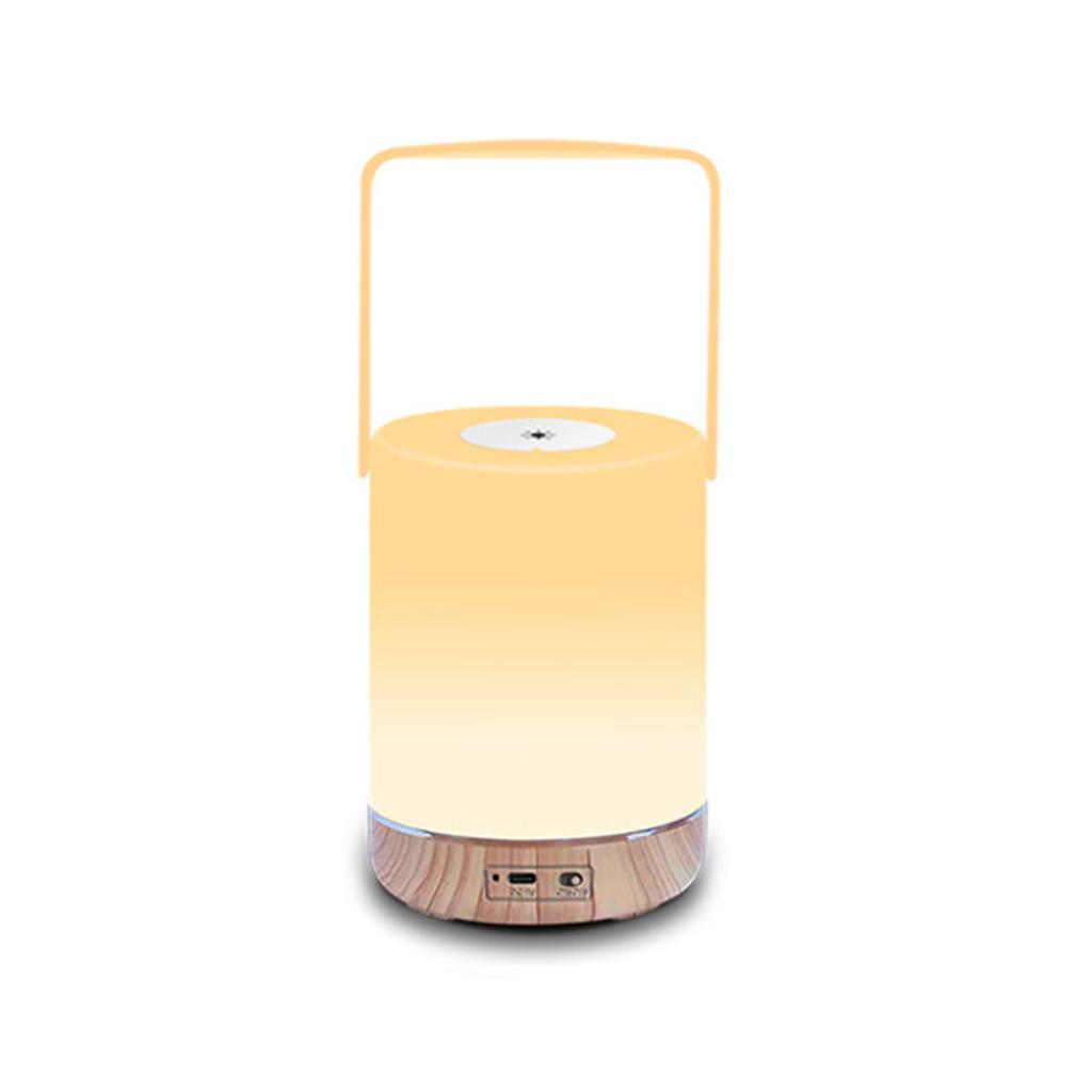 Portable LED Night Light, RGB Touch Control Lamp, 1800mAh Rechargeable Nightlight, Remote Control, 6 Dimming Levels, 1