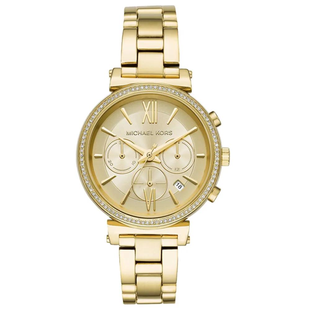 Michael Kors MK6559 Sofie Crystals Gold Tone Women s Watch золотой