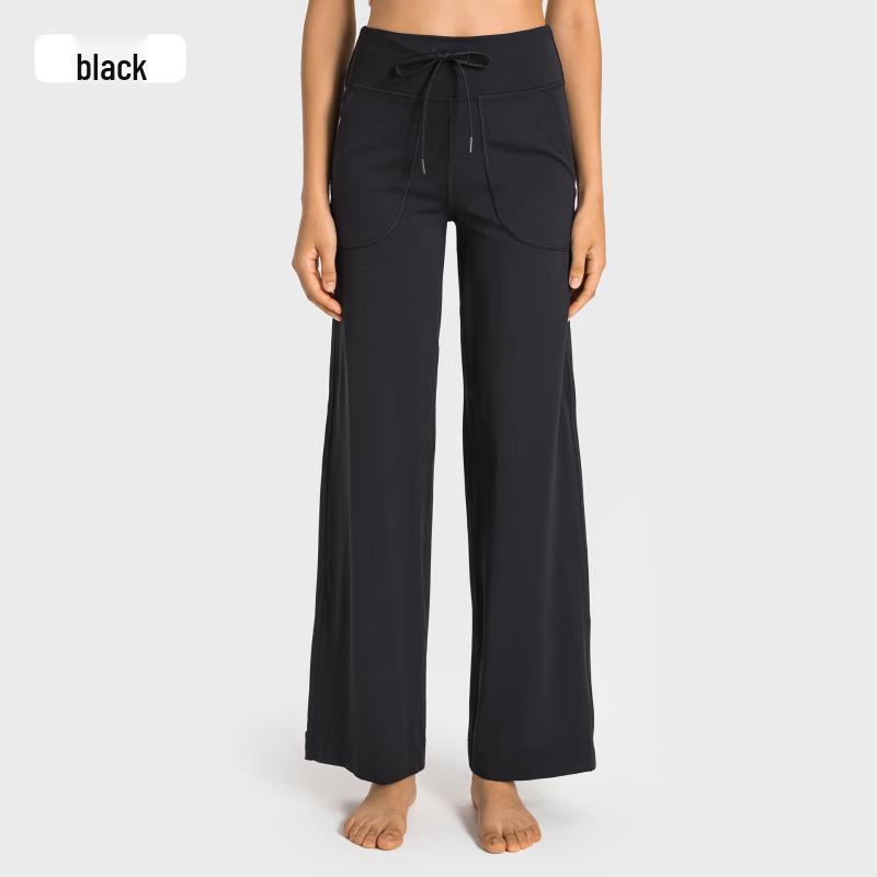 Women s High-Waisted Straight-Leg Loose Fit Athletic Pants