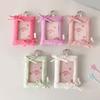 Photocard Holder Korean Popular Photo Card Holder with Keychain ID Cards Holder Pendant Keychain Student Card Sleeves