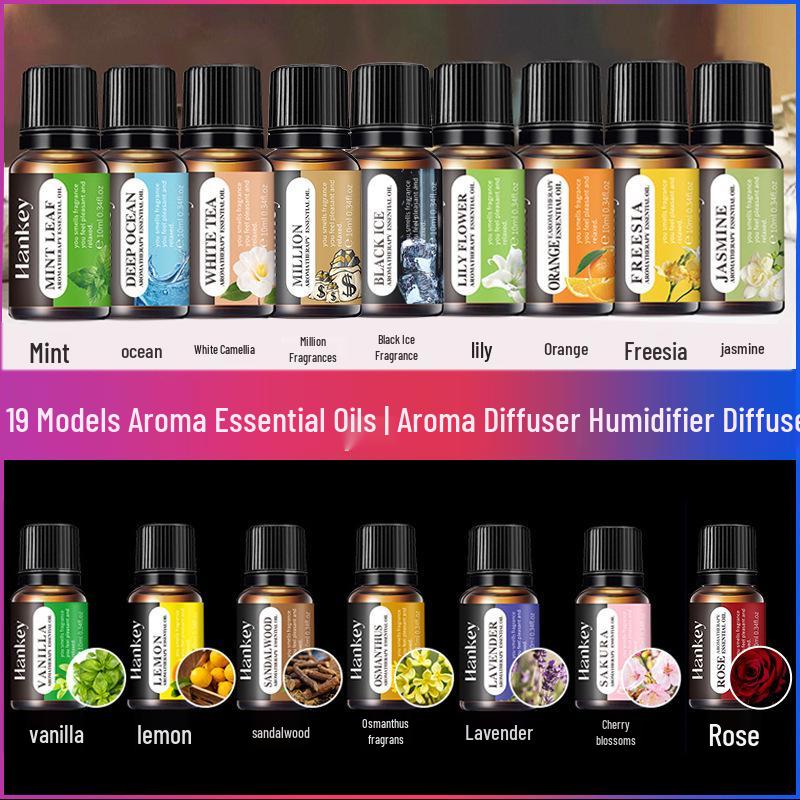 English Aromatherapy Essential Oils: Long-Lasting, Water-Soluble Fragrance for Humidifiers & Flameless Diffusers