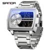 Outdoor sports watch student fashion multi-function electronic watch luminous Korean style personalized men's and women's electronic watch