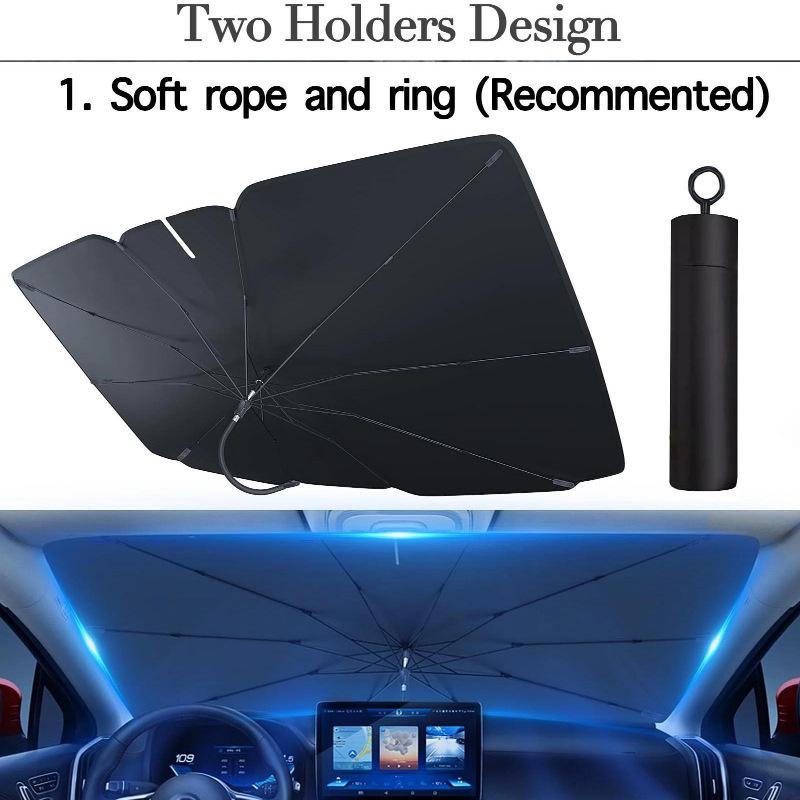 Portable Summer Car Windshield Sunshade - Heat Insulation & Sun Protection
