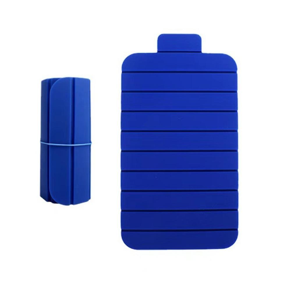 

Силиконовая складная разделочная доска Нескользящий коврик для резки Креативная разделочная доска Для улицы синий