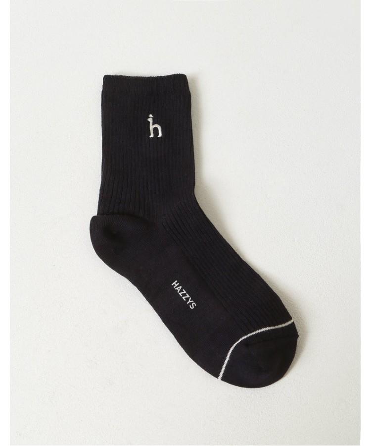 Hejiseuyeoseongaegseseoli Logo Embroidered Cotton Blend Mid-Length Socks 3-Piece Set_Hiss6E901Iv