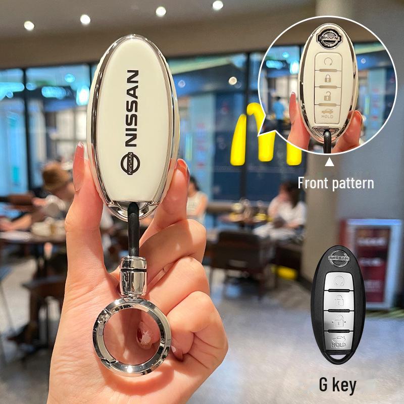 

Чохол для ключа Nissan з ТПУ для Sylphy, Qashqai, Teana 14-го покоління, Tiida, Qijun, Jinke
