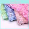 130cm 1yard Tulle Width Soft Lace Fabric Tulle Fabric By Yard Flower Embroidery Mesh Lace Fabric For Diy Clothing Dress Design
