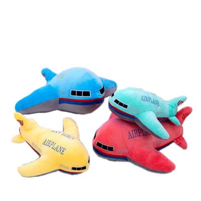 Simulation Airplane Plush Doll Super Soft Aircraft Stuffed Toys Kids Sleeping Cushion Throw Pillow