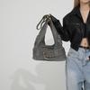 Women's Shoulder and Crossbody Denim Bags Casual Totes Wide Handles Sense of Luxury Exclusive Design High Quality New