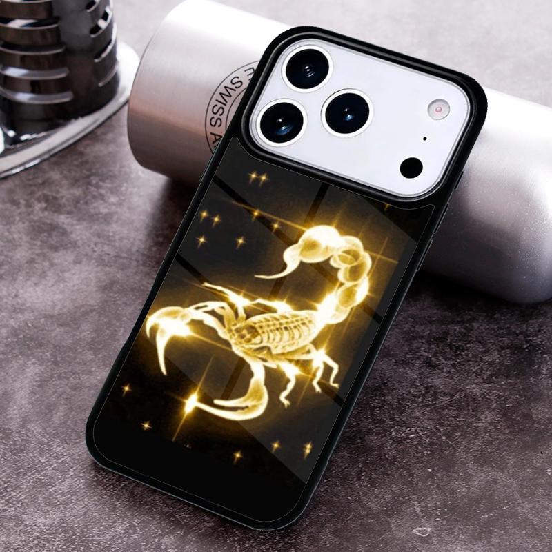 

Scorpion Phone Case For iPhone 17,16e,15,14,13,12,11,Mini,Pro,MAX soft Silicone Cover iPhone 16 Pro