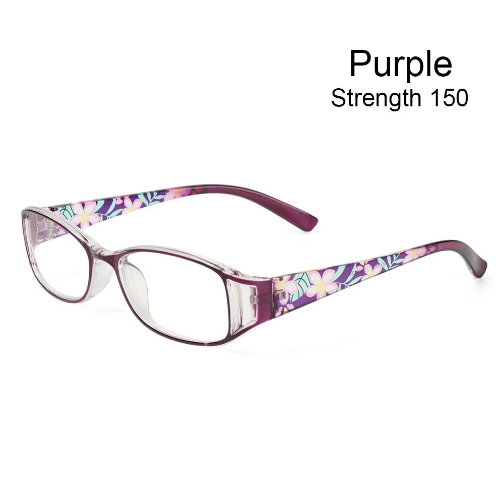 1 PC Hot Fashion Anti-Blue Light Reading Glasses Urltra-Light Eye Protection Women Flowers Elegant Comfortable Eyeglasses