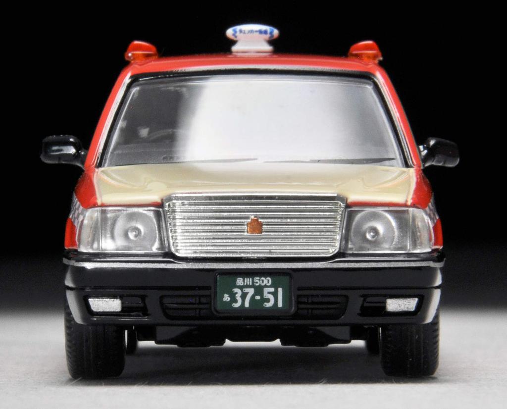 Tomytec Tomica Limited Vintage Neo Scale Toyota Crown Sedan Taxi Checker Cab 1/64 LV-N219b (Finished Product)