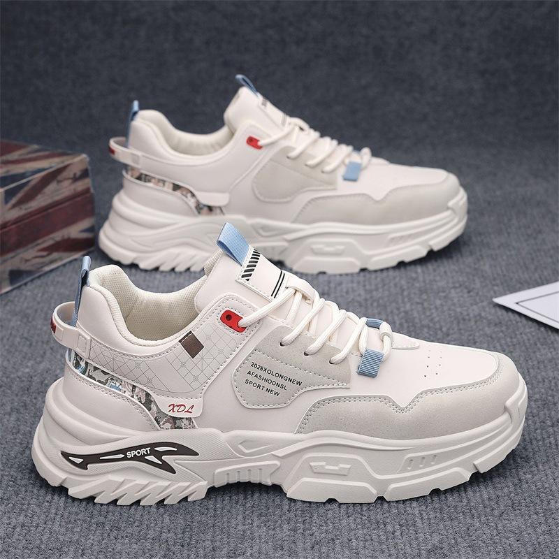 Shoes New spring casual sports shoes Teen students platform heightening dad shoes