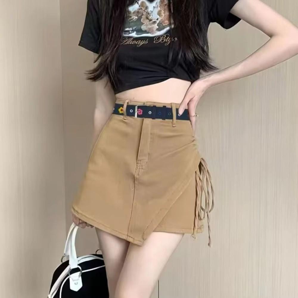 Trendy Dopamine Flower Leather Belt Metal Buckle Pu Leather Pin Buckle Waistband Casual Adjustable Waist Strap Women