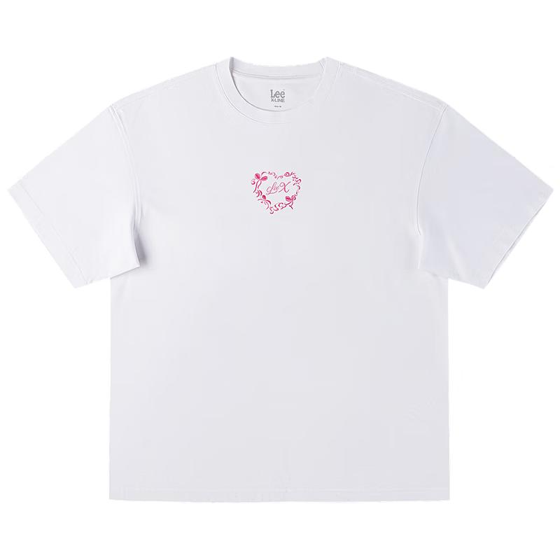 Lee26 Women s Ribbon Frame Cotton T-Shirt S