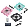 3Pcs Cooling Fans ARGB Controller 11 Fan Blades Silent Computer Air Cooler 1200rpm 12VGreen Black Pink