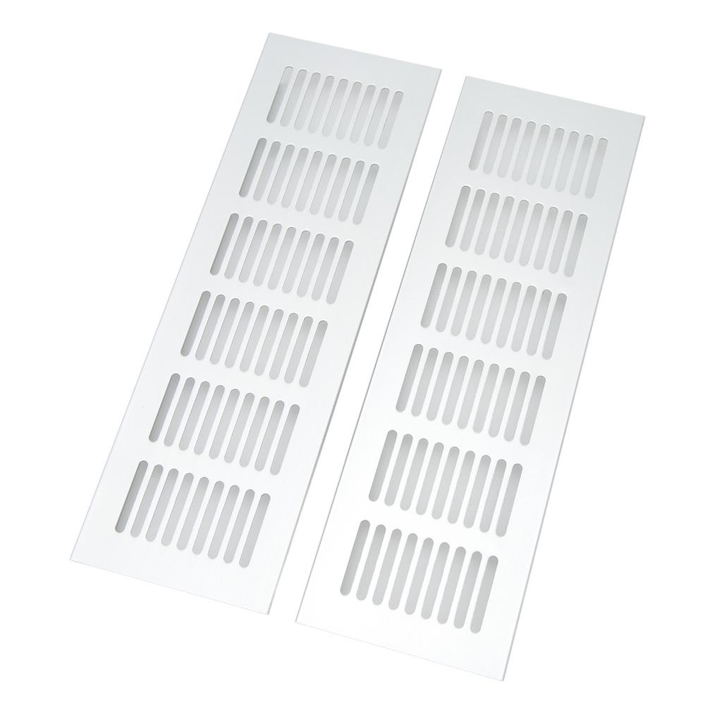 2 Pcs Set Aluminium Alloy Ventilation Grille Multiple Sizes Vent Plate  Closet Ventilation