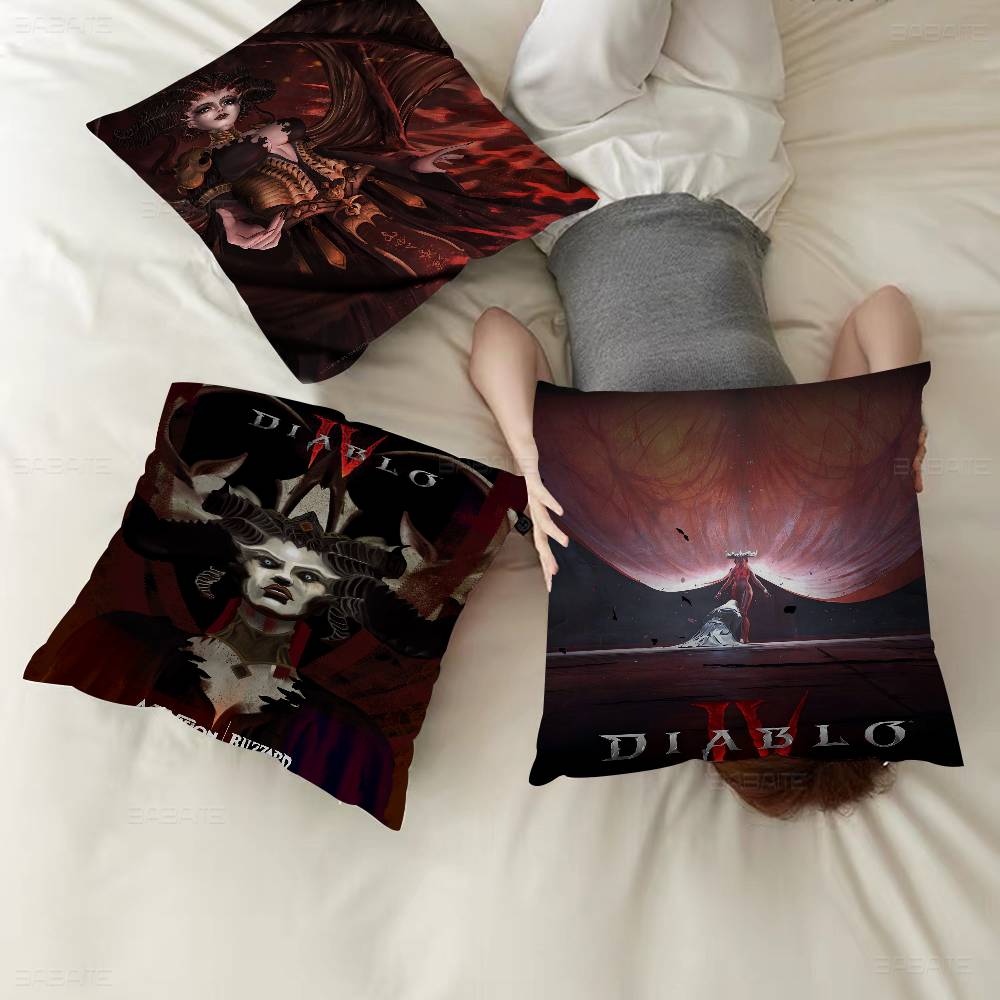 RPG Game Diablo 4 Pillowcases Home Bedding Decorative Pillow Cover Wedding Super Soft Pillow Case