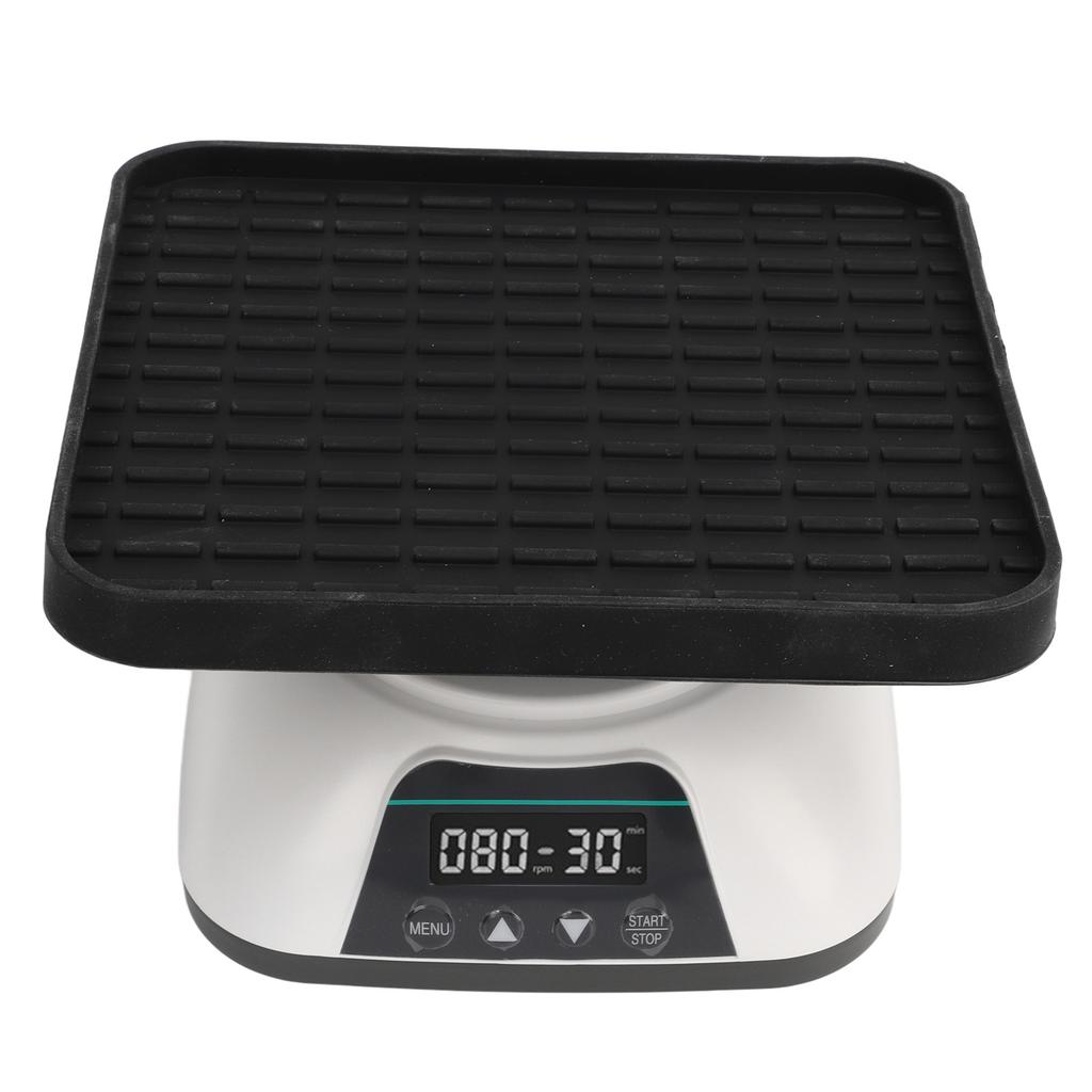 Orbital Shaker Digital Display 10 degrees  Tilting 20‑80RPM Adjustable 10s‑99min Timing 0.8kg Capacity Shaker Table US