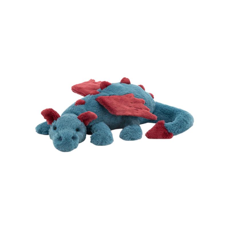 

JELLYCAT Мифические животные Декстерон Динозавр Кукла Плюшевая фигурка 7см/12см/19см Высота Длина 26см/50см/56см Длина Box Not Included