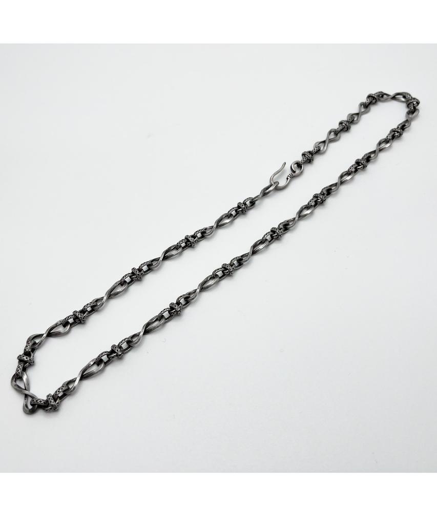 Sexto [Necklace][Surgical Steel] 831 Chain Necklace Vintage Silver