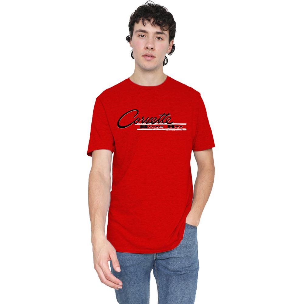Chevrolet Unisex Adult Retro Stingray Heather T-Shirt