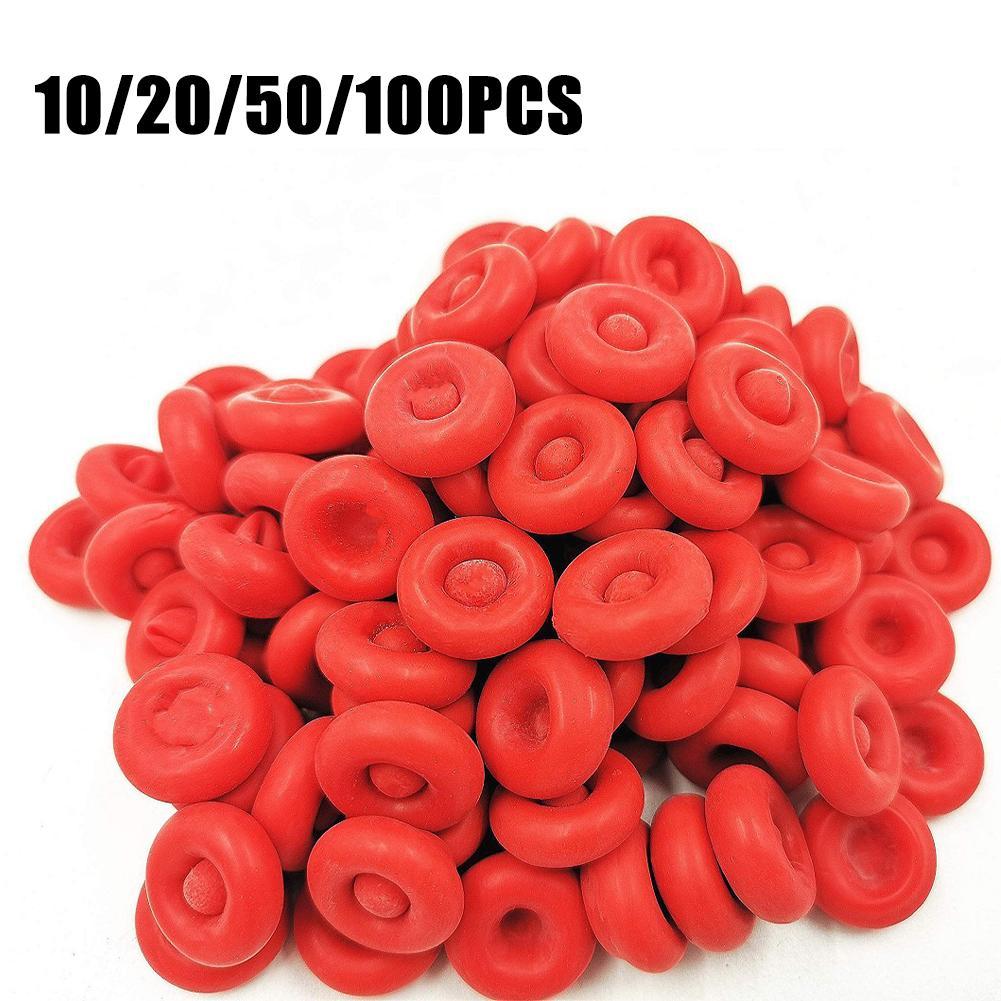 Caulking Gun Nozzles Cap Red Caulk Saving Caulk Saver Tube Covers For Sealing Preserving Finishing Construction Tools