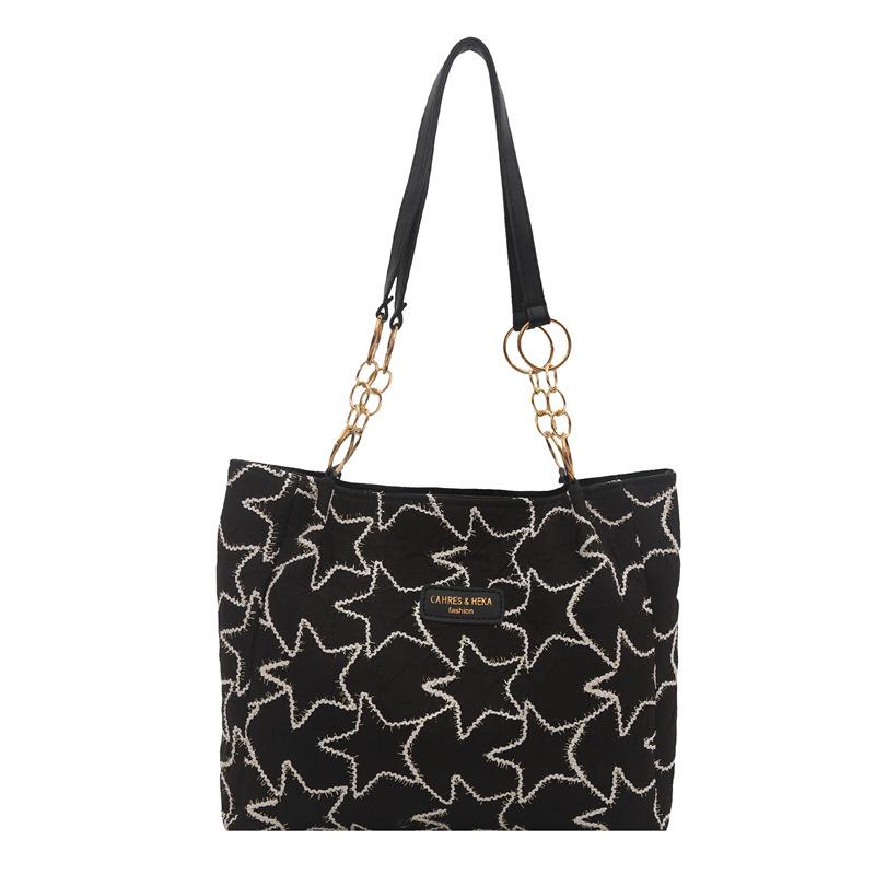 

Literary and artistic embroidery tide largecapacity shoulder bag women s new fashion commuter college student class backpack чёрный