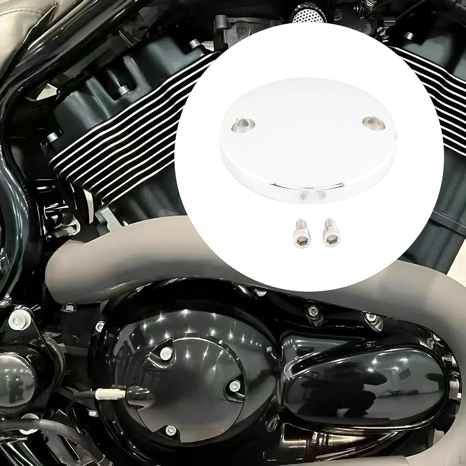 

Крышка ГРМ мотоцикла Простая установка, 25360-01K Алюминиевый сплав, Защита аксессуаров Замена серебряный