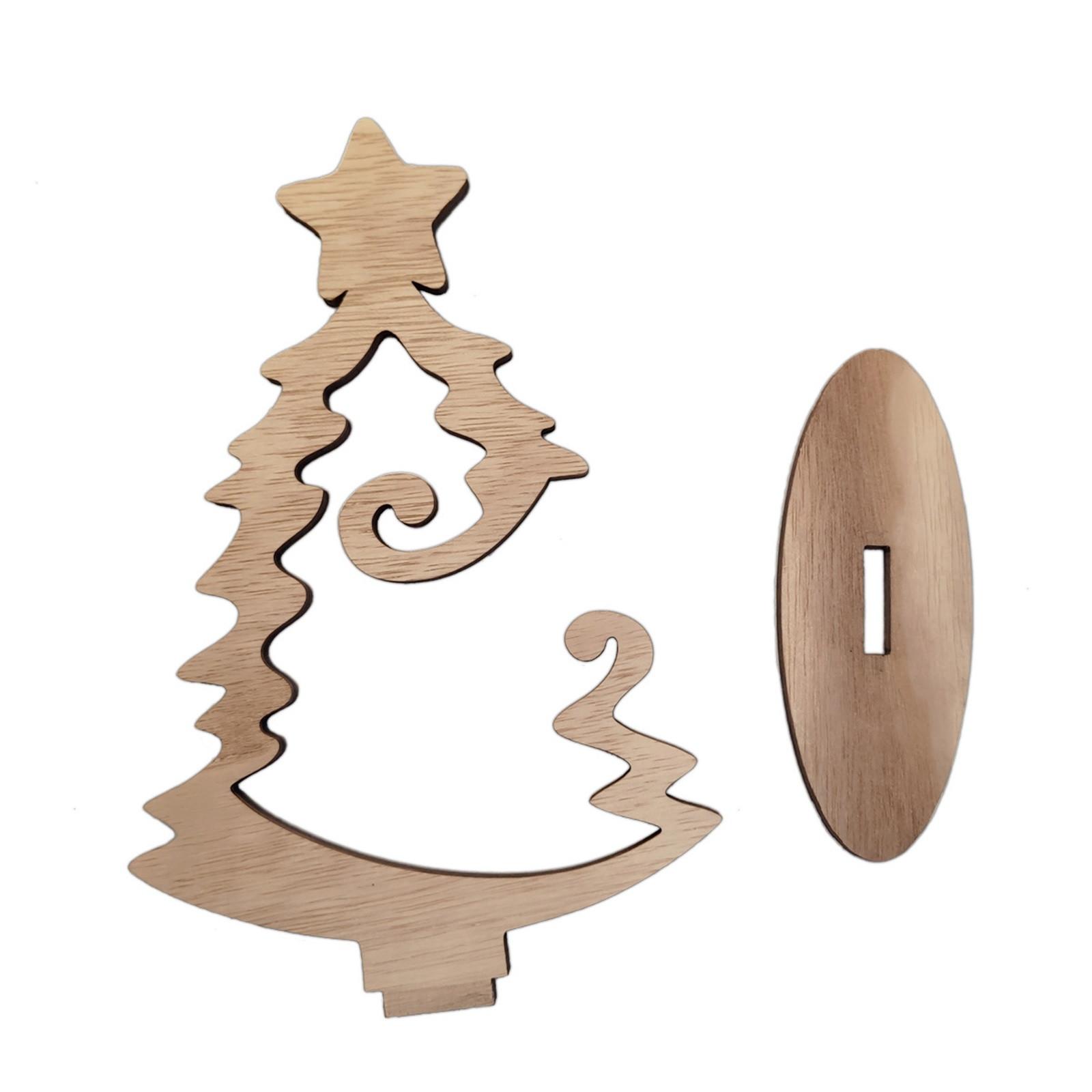 

Рождественские деревянные украшения Рождественская елка Рождественские шары Украшения Креативные настольные поделки Украшения One Size