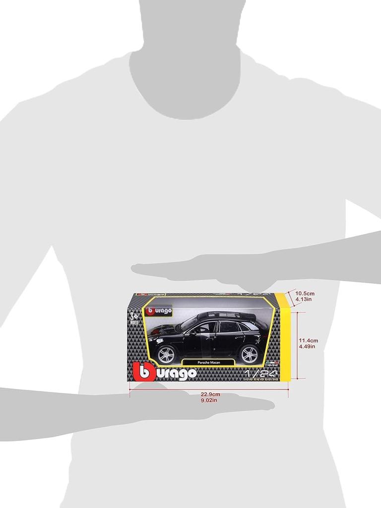 BURAGO Mini Car Porsche Macan MACAN 2015 1/24 (Black) [Item]