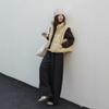 New Thickened Sleeveless Down Cotton Vest Autumn and Winter Versatile Simple Stand-Up Collar Vest Small Jacket
