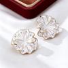 European and American Women's Earrings, Geometric Drip Oil-set Diamond High-end Design Earrings, Versatile Niche Earrings