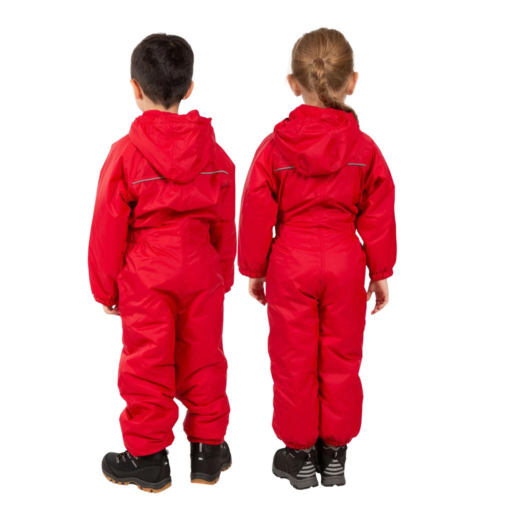 TRESPASS Kids Unisex Dripdrop Padded Waterproof Rain Suit