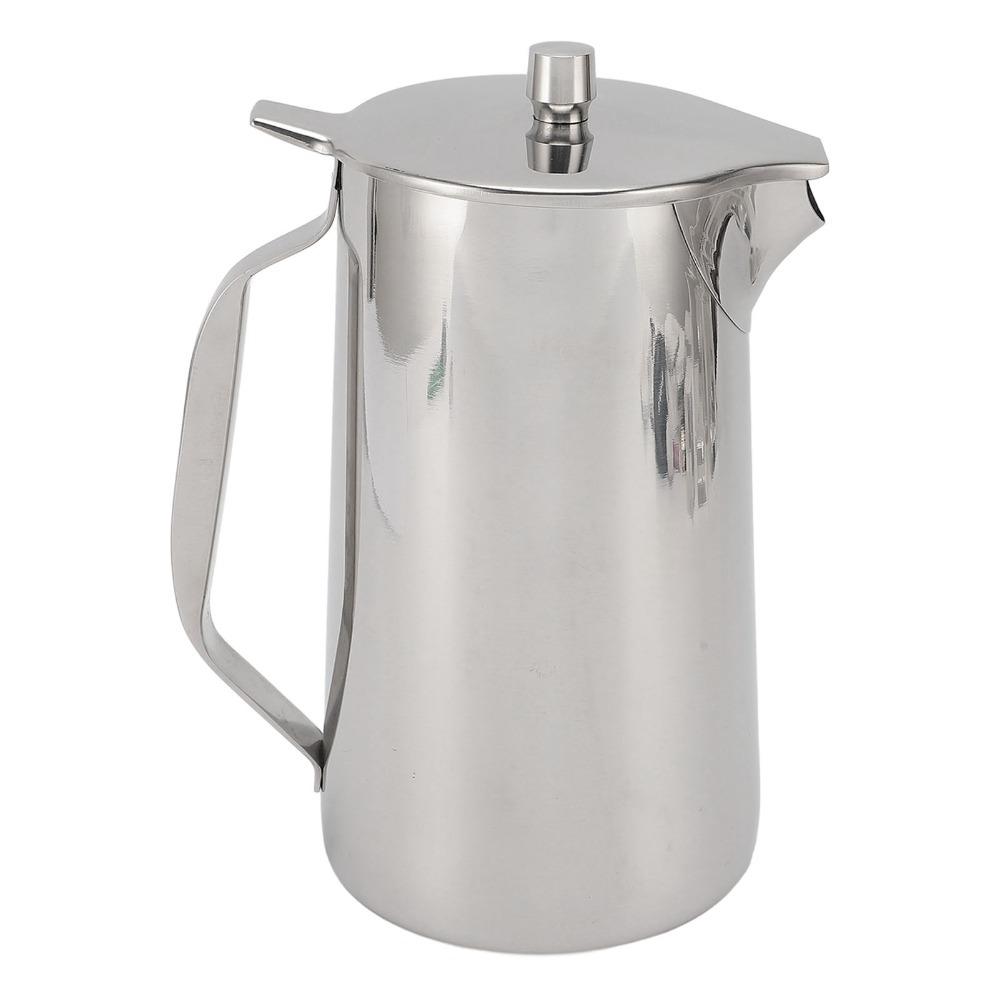 1.8L Large Capacity Cold Water Kettle Stainless Steel Beverage Pitcher Water Jug Home Restaurant