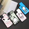 Cute P-Pochacco Phone Case For iPhone 17 Pro 16 Plus 16 Pro Max 15 14 13 12 11 PC+TPU Back Cover