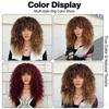 Stilvolle hitzebeständige Damen-Vollperücke: Europäisches & Amerikanisches Flauschiges Locken-Design