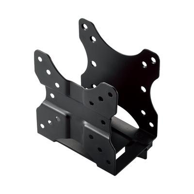 Elecom VESA Mountable CPU Monitor VESA Black Multi-Holder Holder, Arm, Hole, Under-Desk Mountable, DPA-DPH01