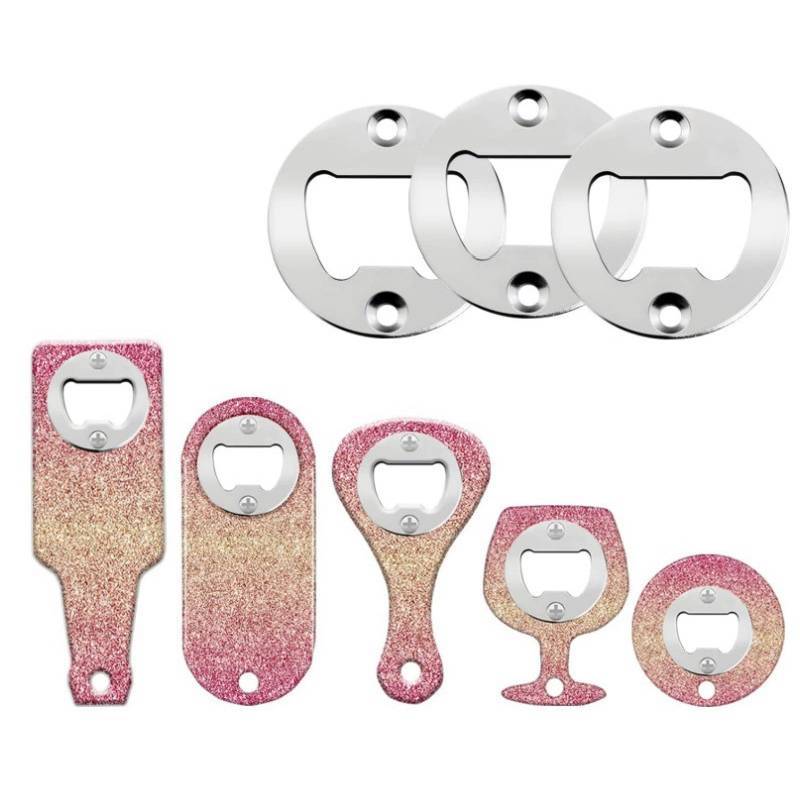 Classic Bottle Opener Set With Steel Tabs And Screwdriver For Home Bar Use