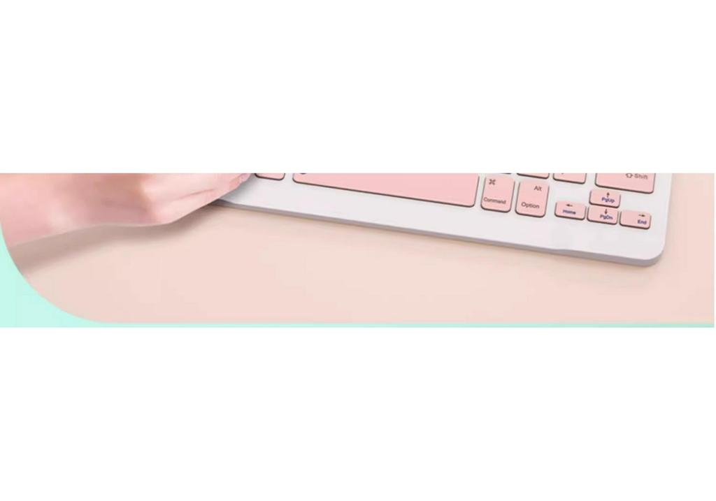 Wireless Rechargeable Mouse & Keyboard Combo for iPad, Tablet, Phone, Laptop