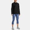 Under Armour UA Impasse Rain 2.0 Logo Print Casual Sports Hoodie Women Outerwear Black 1360417-001